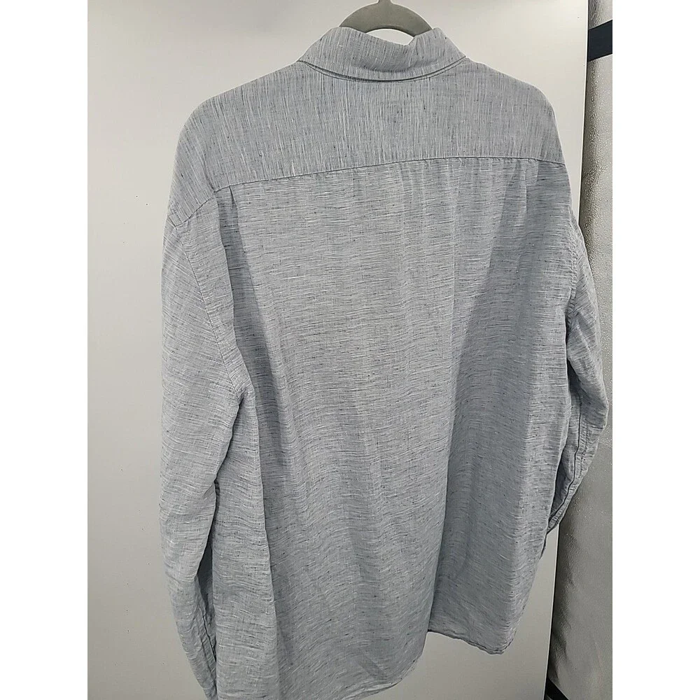 J. Crew Irish Linen Mens Shirt Sz XXL Breathable Beachy Vacation